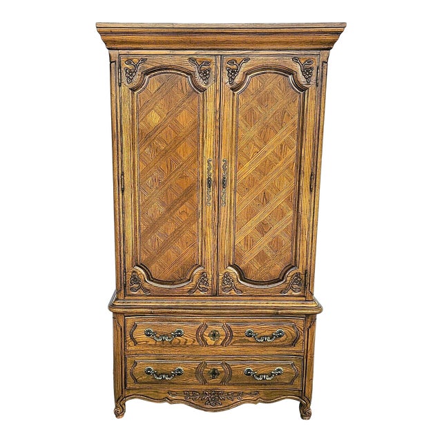 Vintage Thomasville French Provincial Highboy Dresser Armoire Gentleman's Chest Chairish