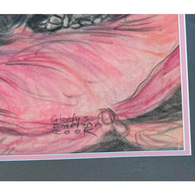 1950s Original Pastel Portrait of Scottish Terrier Dog by Gladys Emerson Cook, C 1950 For Sale - Image 5 of 11
