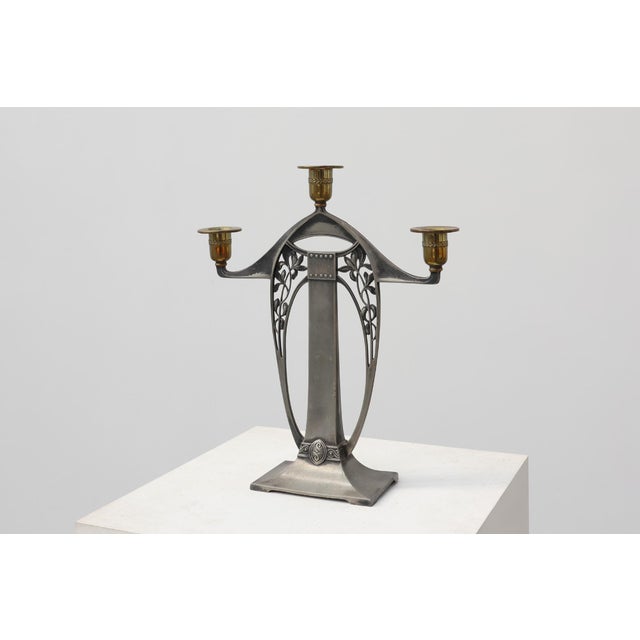 Antique Art Nouveau Candleholder from WMF, 1890s For Sale - Image 5 of 11
