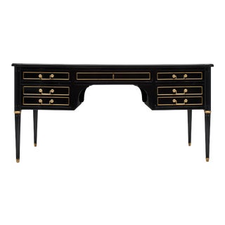 Ebonized Louis XVI Style French Desk For Sale