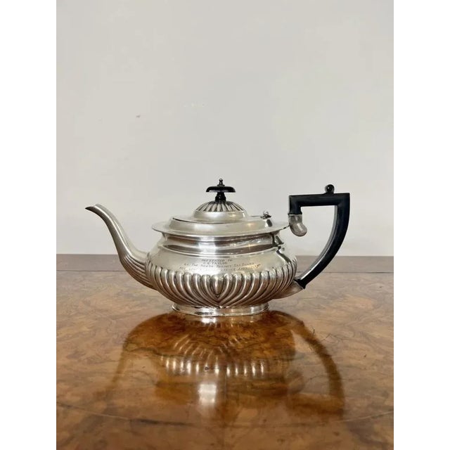 Antique Edwardian Tea Set, 1900, Set of 3 For Sale - Image 3 of 9