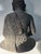Gray Cast Stone Seated Tibetan Buddha For Sale - Image 8 of 14