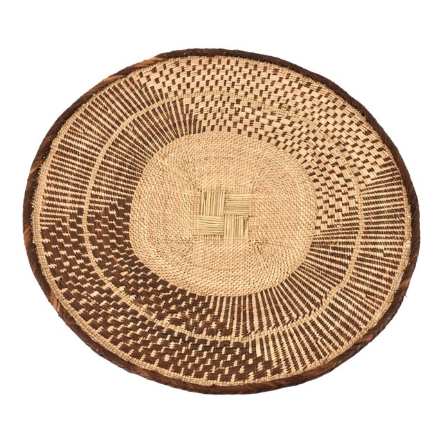Early 20th Century Tonga Binga Basket 20 Inch For Sale