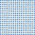 Sample - Schumacher X Vera Neumann Polka Fabric in Blue For Sale