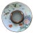 Mid 20th Century Hand Painted Ceramic Asian Parrot, Floral and Cloisonné Ashtray/Catchall For Sale