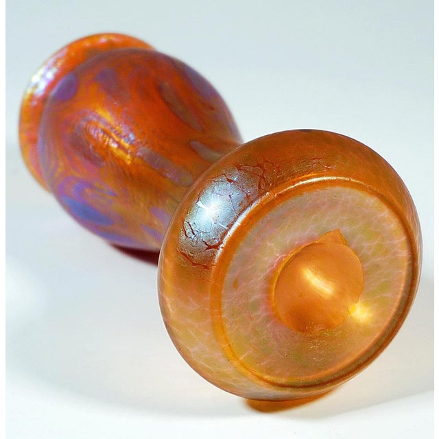 Art Nouveau Metallic Red Phenomen Genre 3/430 Vase from Loetz, Austria-Hungary, 1904 For Sale - Image 6 of 9