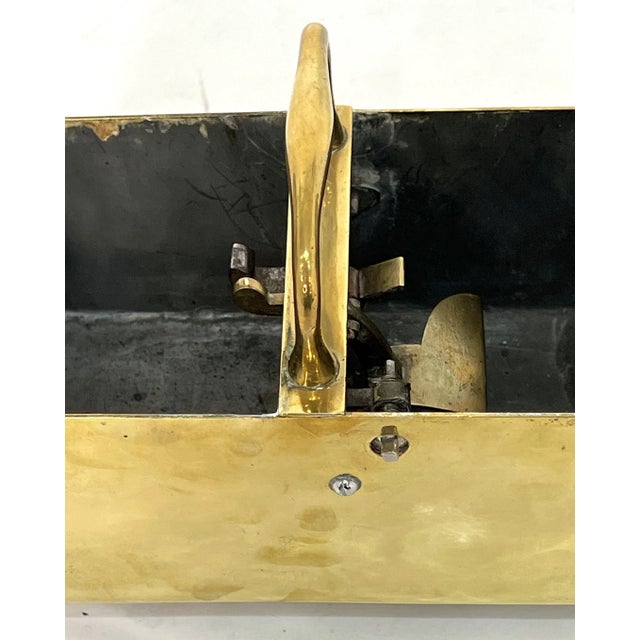 English Honesty Box or Dispenser of Brass From the Georgian Era For Sale - Image 12 of 12