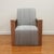 Our exclusive MC HOME Paris lounge chair is given a fresh new look with a Cowtan & Tout woven stripe upholstery and cafe...