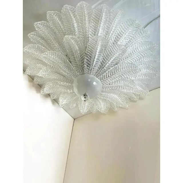 Venetian Murano Glass Flush Mounts from Simoeng, Set of 2 For Sale - Image 11 of 12