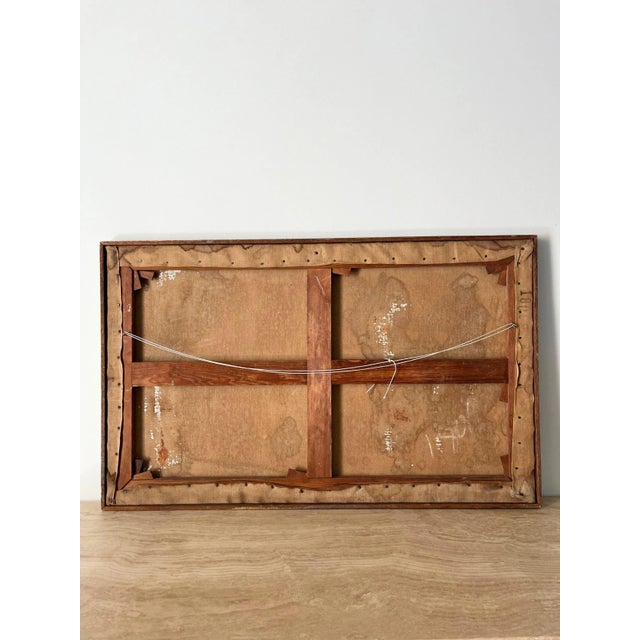 Spanish Artist, Abstract Landscape, Oil Painting, 1960s For Sale - Image 7 of 9