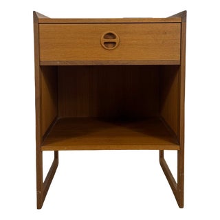 Night Bedside Table by Arne Wahl Iversen for Möbel-Ikea, 1960 For Sale