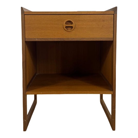 Night Bedside Table by Arne Wahl Iversen for Möbel-Ikea, 1960 For Sale