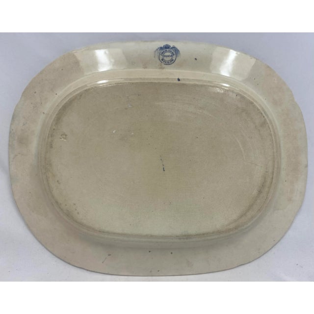 Antique Dewes & Copestake Blue Willow Platter From England - Circa 1895 For Sale - Image 10 of 13
