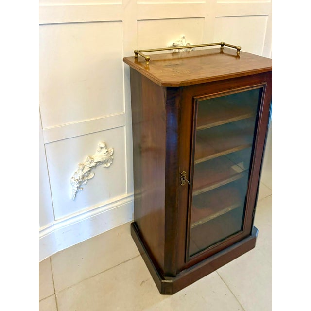 Antique Victorian Mahogany Sheet Music Cabinet, 1880s For Sale - Image 4 of 9