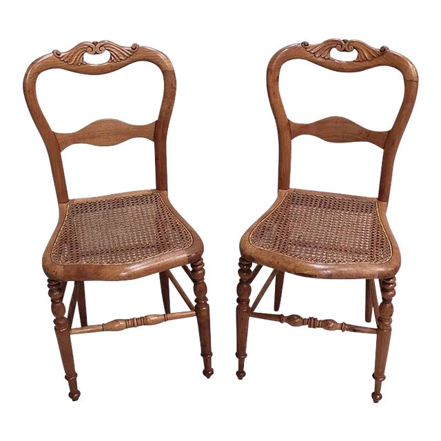 Set of 19th Century Cherry Chairs For Sale