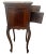 Wood Antique French Nightstand Marble Top Commode Cabinet, Drawer, Carved Walnut For Sale - Image 7 of 12