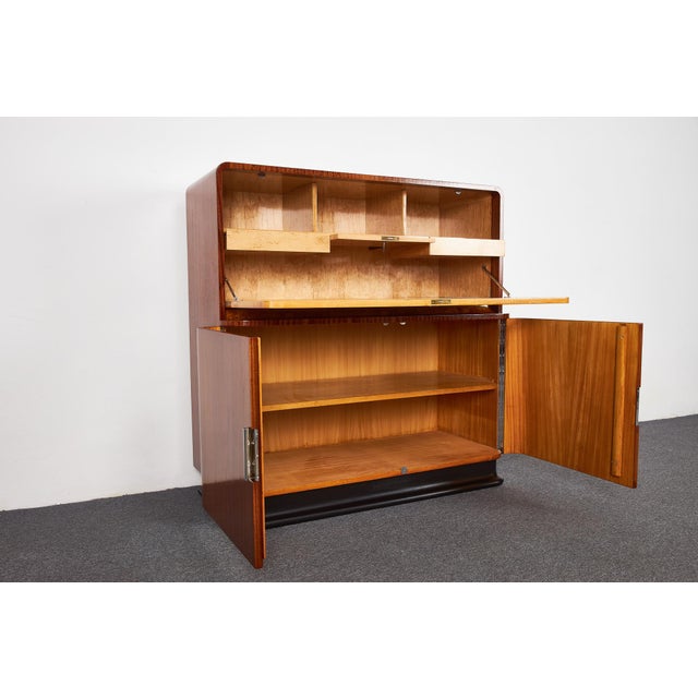 Art Deco Secretaire by Jindrich Halabala for Up Závody, 1930s For Sale - Image 6 of 18