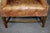 Animal Skin Pair Antique Georgian Leather Chesterfield Style Tufted Wingback Chairs For Sale - Image 7 of 8