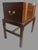Late 20th Century Antique Georgian Brass Bound Mahogany or Walnut Cellarette Box on Stand For Sale - Image 5 of 11