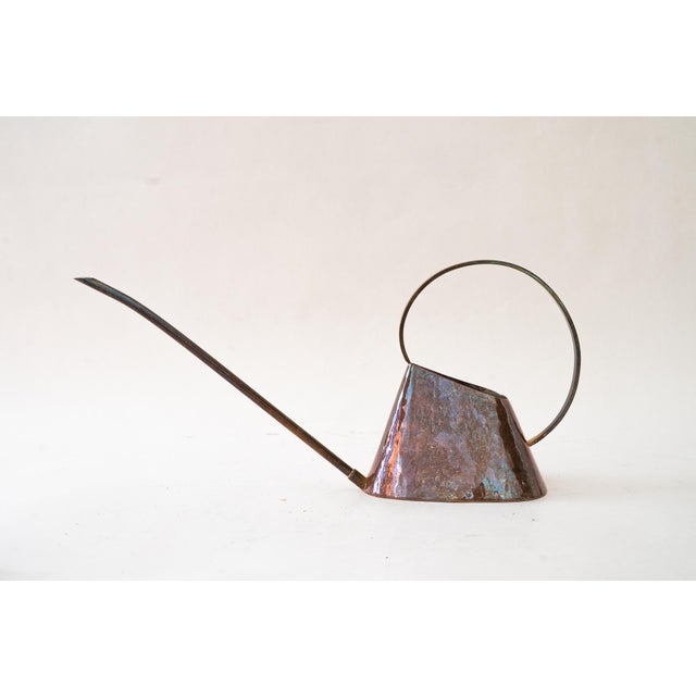 Watering copper can vienna around 1950s Original condition Nice original patina Partly hammered