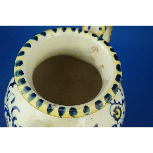 Antique Italian Renaissance Tuscan Majolica Pharmacy Jar, 1600s For Sale - Image 14 of 18