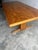 Brutalist Pine Trestle Table in the style of Pierre Chapo, 1970s For Sale - Image 8 of 11