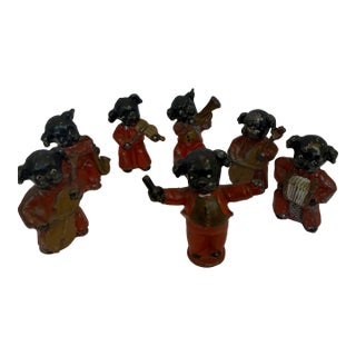 Cast Iron Black 7 Piece Marching Band For Sale