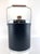 1960s Mid-Century Modern Kromex Black Faux Alligator, Chrome & Wood Ice Bucket For Sale - Image 9 of 11