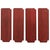 Tan 19th Century French Painted Two-Piece Bookcase Cabinet For Sale - Image 8 of 9