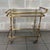 Vintage Brass Crystal Double Shelf Bar Trolley, 2000 For Sale - Image 5 of 11