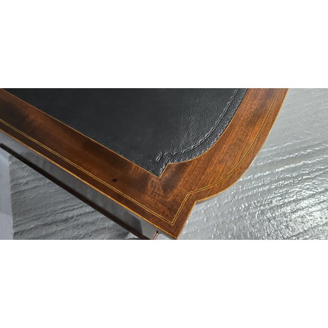 Antique Adams Inlaid Desk, 1880 For Sale - Image 11 of 18