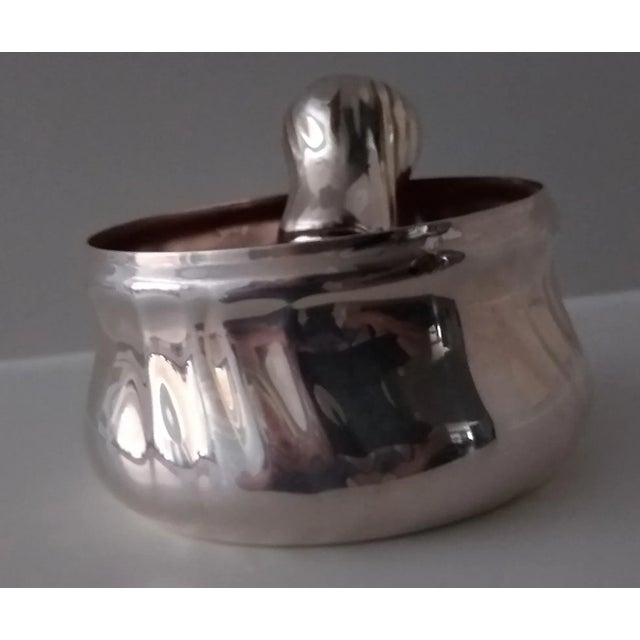 Vintage Silver Wine Bottle Caddy For Sale - Image 12 of 13