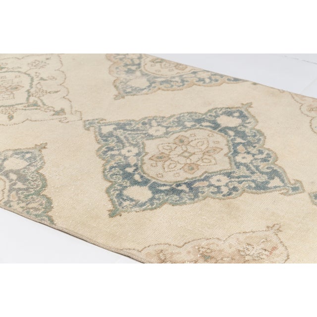 Vintage Oushak Runner for Kitchen For Sale - Image 6 of 12