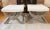 Pair of Neo-Classical Style Benches in French Gray with Upholstered Tops This pair of X-Benches radiates...