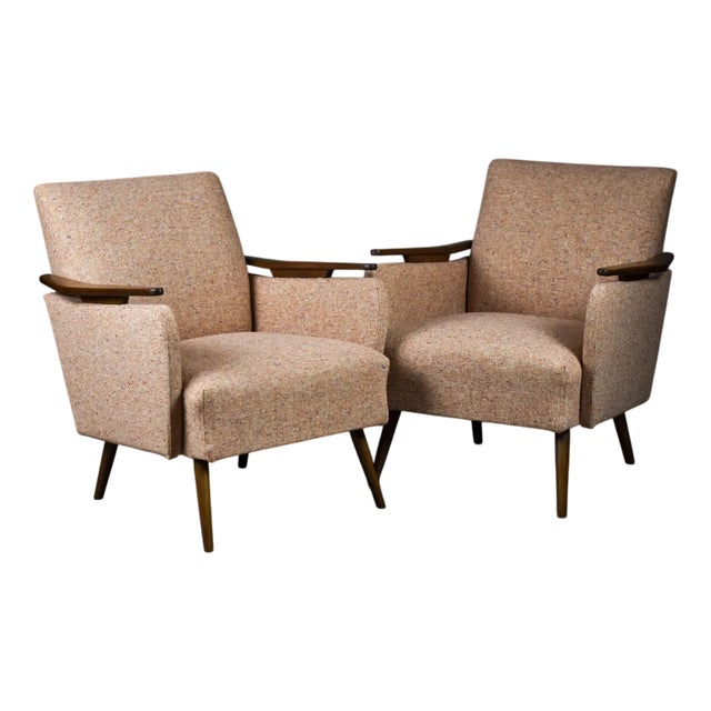 Set of Mid-Century Modern Danish Lounge Chairs, 1950s For Sale