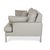Clarus Sofa and Ottoman in Grey Leather from FSM, Set of 2 For Sale - Image 14 of 18