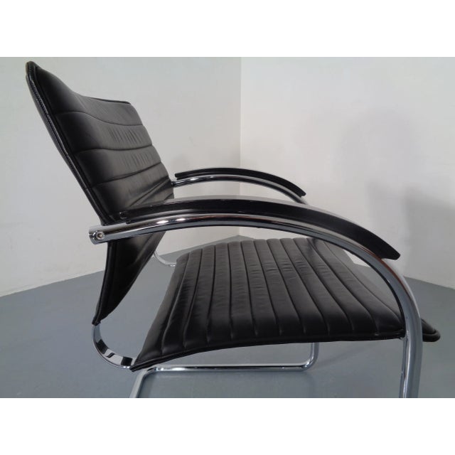 Model S78 Cantilever Leather Armchair by Josef Gorcia & Andreas Krob for Thonet, 1980s For Sale - Image 11 of 16