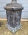 Large Cast Iron Vases on Column, Set of 2 For Sale - Image 7 of 14