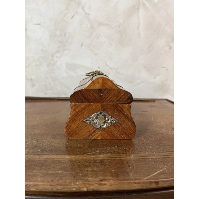 Brass and Wood Box, 1890s For Sale - Image 6 of 16