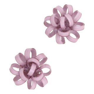 GRIBOUILLE, Earrings, Purple, Clip For Sale