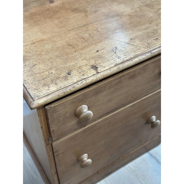 Brown Antique Pine Cabinet For Sale - Image 8 of 12