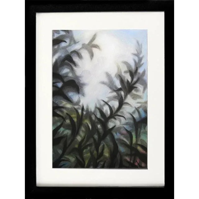 Contemporary Abstract Charcoal and Pastel Drawing, "Sky and Shadows Ii" For Sale - Image 4 of 4