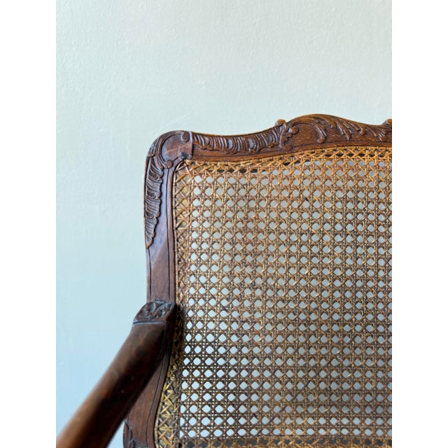 1870 Louis XV Caned Settee For Sale In Birmingham - Image 6 of 6
