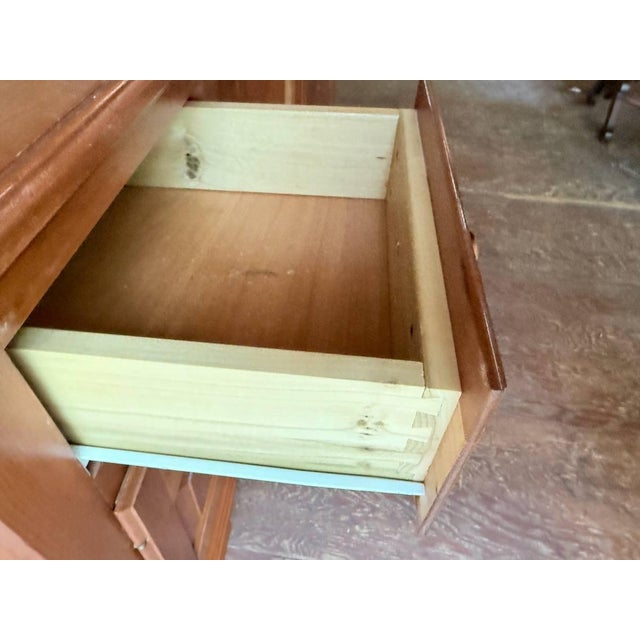 Late 20th Century Pair of Contemporary Style Solid Wood 1 Drawer Nightstands For Sale - Image 10 of 15