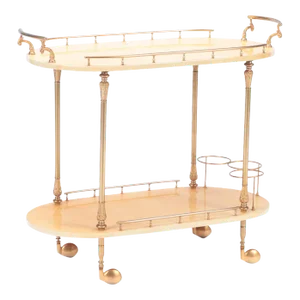 Aldo Tura Mid-Century Modern Bar Cart