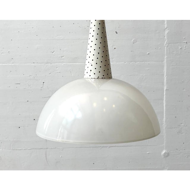Pendant Lamp by Mathieu Matégot for Holophane, 1950s For Sale - Image 4 of 12