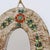 1960s Ceramic Flower-Motif Wall Mirror from La Roue, 1960s For Sale - Image 5 of 7