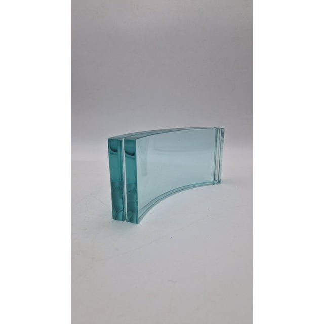 1960s Vintage Photo Frame in Curved and Cut Glass from Fontana Arte, 1960s For Sale - Image 5 of 16