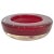 Glass Vintage Red Murano Glass Bowl For Sale - Image 7 of 7