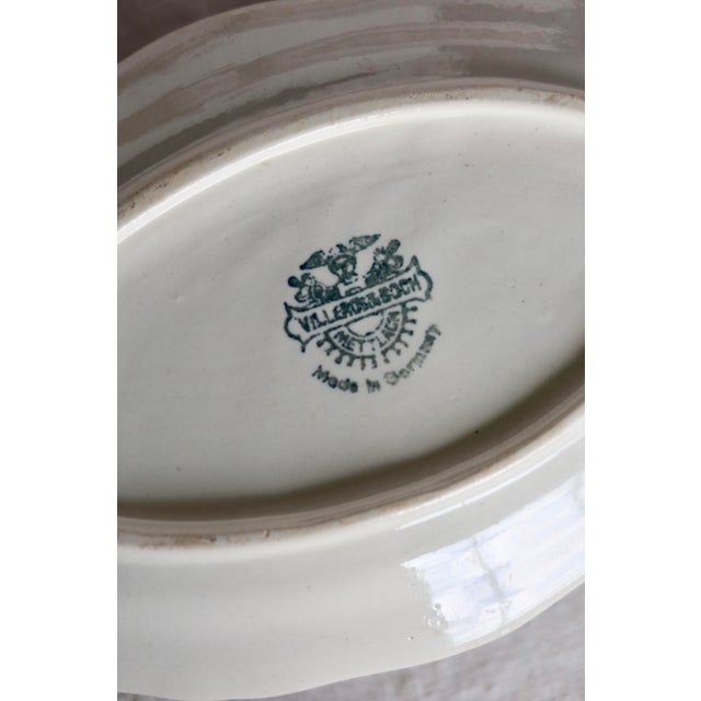 Antique Ivory Earthenware Gravy Boat from Villeroy & Boch, 1970s For Sale - Image 9 of 10